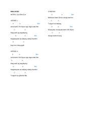 Molukso (Ania Kami oh Dios nga Mga Anak Mo) Lyrics & Chords .